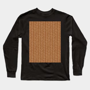 Caramel and Cream Zigzag Long Sleeve T-Shirt